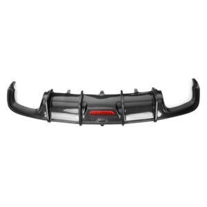 2016-2018 Audi A6/S6 Carbon Fiber Aggressive KB Style Diffuser with LED Brake Light | C7.5 A6/S6
