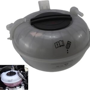 5Q0121407D Engine Coolant Reservoir Tank with Sensor & Cap Compatible with 2015 - 2016 Audi A3 L4 1.8L 2.0L