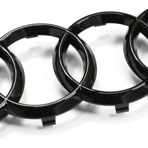 AUDI LOGO RADIATOR GRILLE RINGS BLACK EDITION | BLACKLINE EMBLEM 82A071801