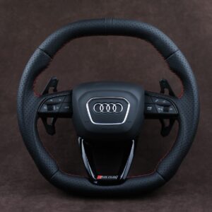 AUDI Q7 Q8 RSQ7 RSQ8 Thick Custom Steering Wheel Flat Top & Bottom Urus paddles
