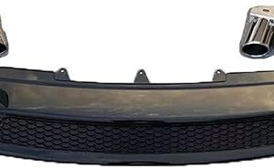 Auto Parts A4 S4 B8 Rear Bumper Diffuser with Tailpipe Normal Version Compatible for Audi Body Kit 2008-2012