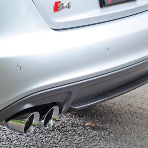 AWE Tuning Audi B8 / B8.5 S4 3.0T Track Edition Exhaust - Chrome Silver Tips (90mm) - 3020-42020