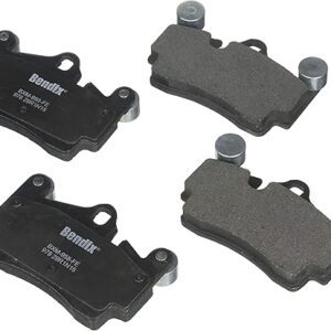 Bendix Priority1 CFM978 Semi-Metallic Rear Brake Pads for Audi Q7 2015-2007