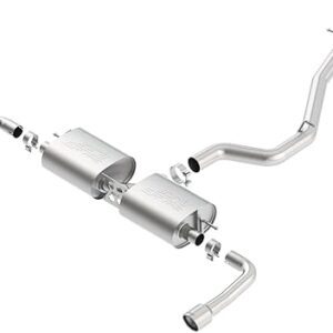 BORLA 140682 Cat-Back Performance Exhaust System for 2014-2020 Audi Quattro 4 Cyl. T-304 Stainless Steel S-Type Sound Dual Split Rear Exit 3.5"...