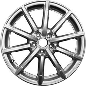 Fits Audi A3 15-17 Alloy Factory Wheel 10 I-Spoke Bright Hyper Silver 18x8 Alloy