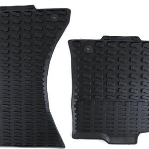 Genuine Audi Accessories  Black Rubber Front Floor Mat with Logo for Audi Q5