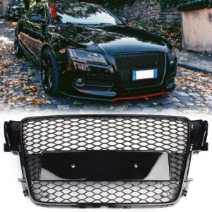 2008-2012 AUDI A5/S5 B8 FRONT BUMPER GRILLE REPLACEMENT | HONEYCOMB STYLE GRILLE UPGRADE