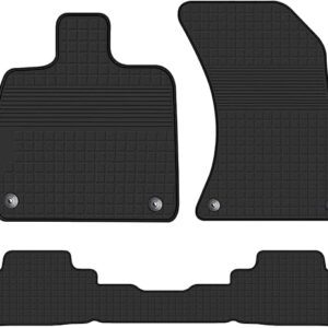 HD-Mart Car Floor Mats for Audi Q5 SQ5 2018 2019 2020 2021 2022 2023 Custom Fit Full Black Rubber Auto Floor Liners Set Waterproof All Weather...