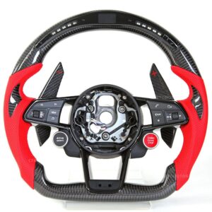 Audi RS3 RS4 RS5 A3 A4 A5 S3 S4  LED Carbon Fiber Steering Wheel for sale