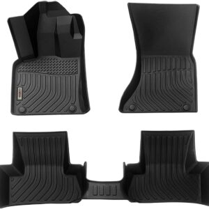 orealtrend Black Floor Mats Liners Replacement for Audi Q5 / SQ5 2009-2017 Heavy Duty All Weather Guard Front and Rear Car Carpet-Custom...