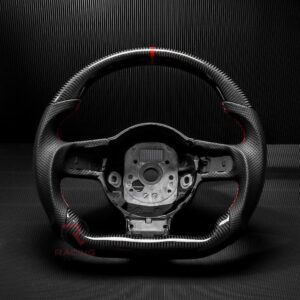 Audi TT TTRS R8 SQ5 2008-2015 Real carbon fiber Customized Sport Steering Wheel for sale