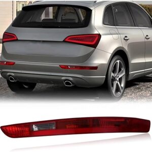 Rear Bumper Brake Tail Light Kit Compatible with Audi Q5 SUV 2009-2016 Right Passenger Side Lower Rear Tail Fog Lamp Replace(Right passenger side)