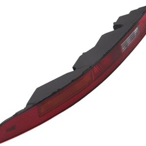 Rear Bumper Tail Light Shell No.8U0945095B Lower Rear Bumper Reflector Stop Lamp Brake Light Cover for Audi Q3 2016-2018 ABS Red Black Waterproof...