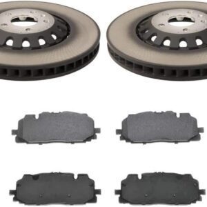 Audi Q7 Front Brake Disc Rotors and Pads Replacement 375mm