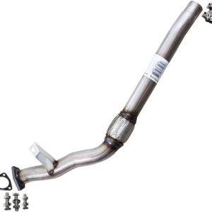Stainless Steel - Northeastern Exhaust Direct fit Front Flex Pipe compatible with: 2005-2009 Audi A4 Quattro 2.0T - Include Gasket, Bolts, and Sleeve