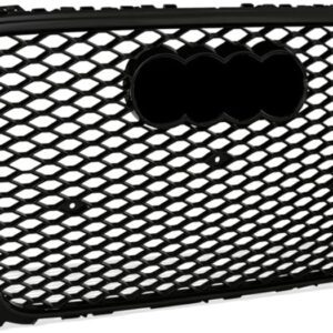 2013-2016 AUDI A4/S4 B8.5 RS-STYLE HONEYCOMB MESH FRONT BUMPER GRILLE | GLOSSY BLACK