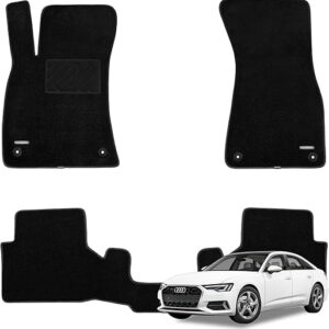 WENNEBIRD Superior Carpet Floor Mats for 2019-2024 Audi A6, A6 Allroad, A6 Avant, S6, RS6 (C8) / A7, S7, RS7 (4K), Premium All Weather Anti-Slip...