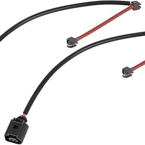 X AUTOHAUX 2pcs 7L0907637 Front Brake Pad Electronic Wear Sensor Replacement Brake Pad Wear Indicators for Audi Q7 2007-2009