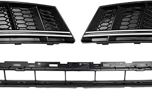 2016-2018 AUDI A4 B9 FRONT LOWER BUMPER GRILLE | KIDNEY GRILLE FACELIFT WITHOUT HOLE OEM REPLACEMENT